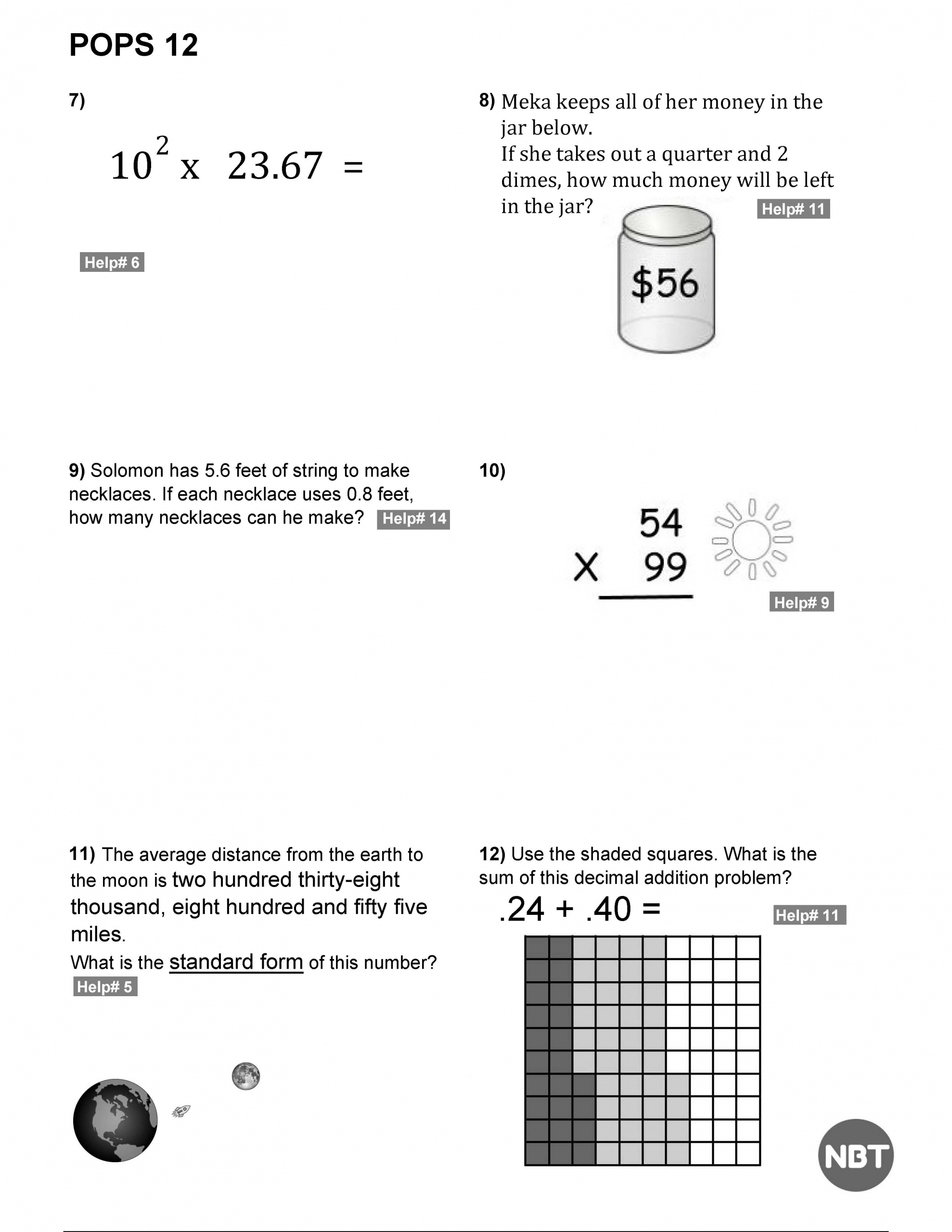 Grade 5 Workbook. Skill Level - Double Star (Average) - Image 2